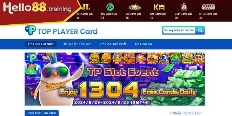 Hướng dẫn trải nghiệm sảnh game bài Hello88