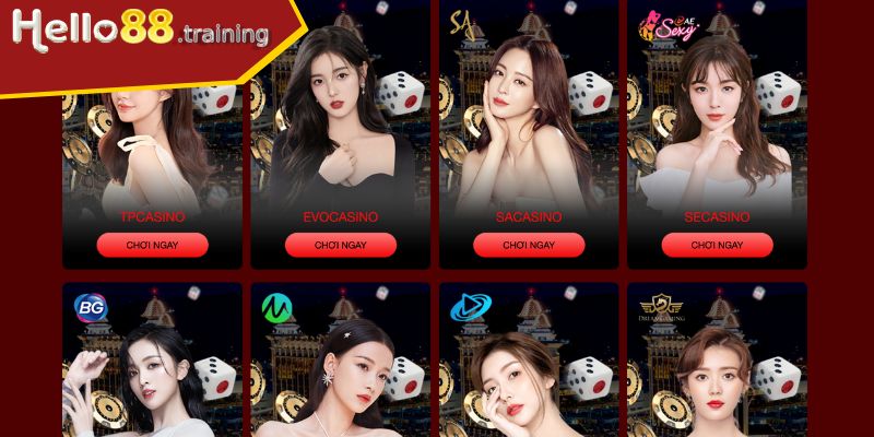Nhà phát hành game Casino HELLO88 uy tín