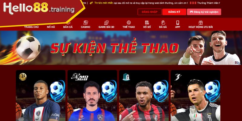 Sơ lược sảnh Thể Thao HELLO88