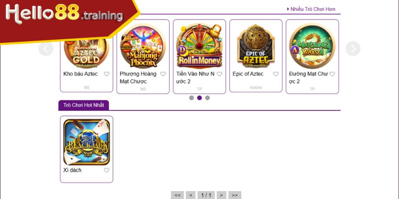 Tựa game bài Hello88 xì dách
