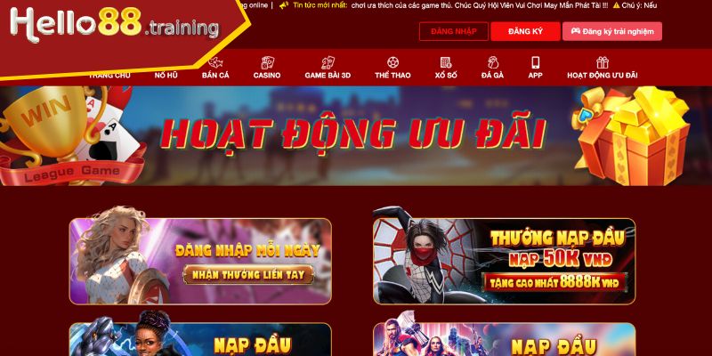 Ưu đãi dành cho bet thủ chơi Thể Thao HELLO88